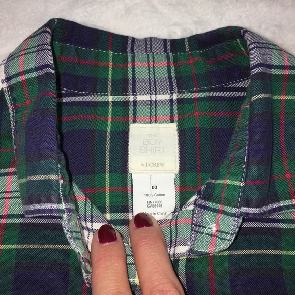 J. Crew Boy Shirt in Carrick Tartan Button Down - Picture 4 of 7